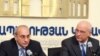 Հայաստանի Փոքր եւ միջին ձեռնարկատիրության զարգացման խորհրդի անդամ Գագիկ Պողոսյան (ձախ)