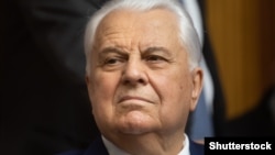 Leonid Kravchuk in Kyiv in 2017.