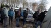 Një grup emigrantësh të paligjshëm në kufirin Serbi - Hungari, 9 shkurt 2015