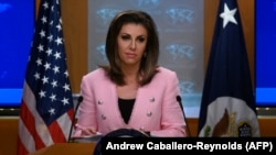 U.S. State Department spokeswoman Morgan Ortagus says the level of violence in Afghanistan isn't conducive to the peace process.