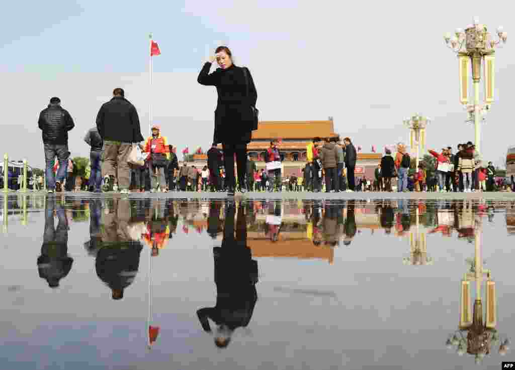 Trg Tiananmen, Peking, 8. novembar 2012. Foto: AFP / Wang Zhao 