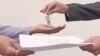 The signing of the contract at the notary