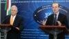 Министрите за надворешни работи на Унгарија и Македонија Петер Балаш и Антонио Милошоски