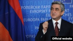 Armenian President Serzh Sarkisian