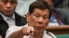 Former Philippine President Rodrigo Duterte (file photo)