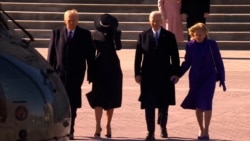 Biden Departs Capitol By Helicopter