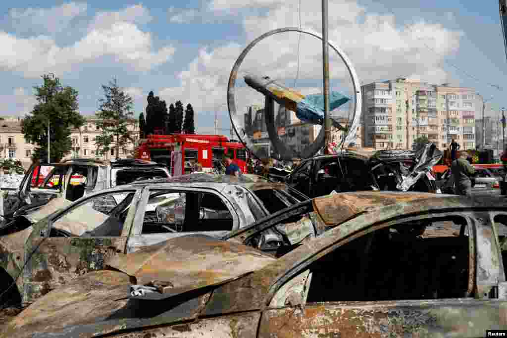 The European Union strongly condemned the attack as an "atrocity" and said it is the "latest in a long series of brutal attacks targeting civilians and civilian infrastructure."