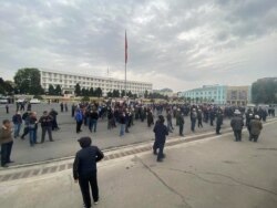 Ош шаарындагы митинг. 6-октябрь, 2020-жыл.