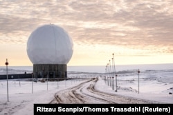 Grenlandiýada Amerikan kosmos bazasy, 2023-nji ýylyň oktýabry. Bu merkez öň Thule howa bazasy diýlip atlandyryldy.