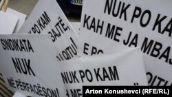 Protesta simbolike në Prishtinë