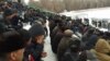 14-январда Талас шаарында өткөн митинг