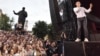 Svyatoslav Vakarchuk at an election rally and concert in Lviv on June 18