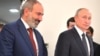 Премьер-министр Армении Никол Пашинян и президент России Владимир Путин 