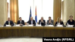 Sastanak ministra privrede Mlađana Dinkića sa izvoznicima, 23. avgust 2012.