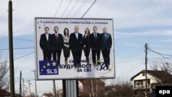 Pano elektorale në Graçanicë.