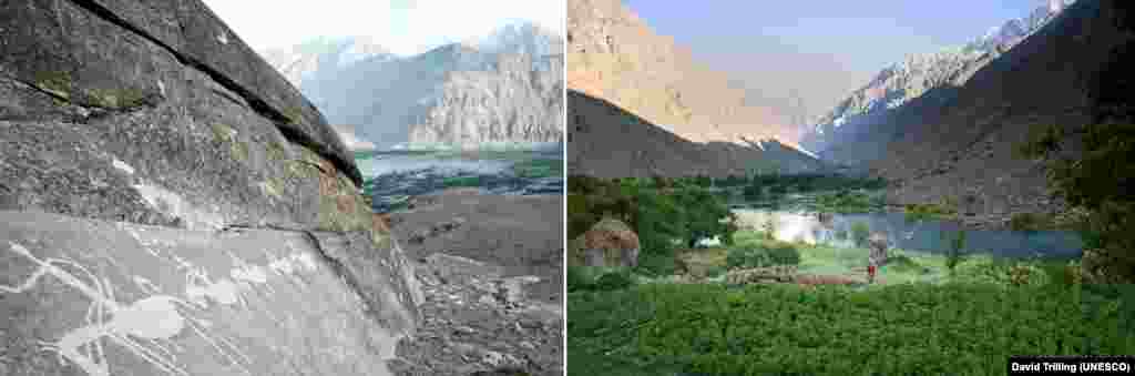 Tajikistan National Park in the Pamir Mountains is the country's first natural World Heritage site. It covers more than 2.5 million hectares (25,000 square kilometers) in the east of the country.