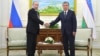 Владимир Путиндин Самаркандда Өзбекстандын өкмөт башчысы Шавкат Мирзияев менен жолугуусу.