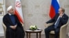 Ирандын президенти Хасан Роухани менен Орусиянын президенти Владимир Путин. 