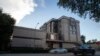 U.S. -- Vehicles pass by the China Consulate General in Houston, Texas, July 22, 2020