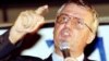 Vojislav Šešelj u vreme kada je držao političke govore, septembar 2002.