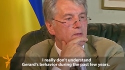 Yushchenko Calls Gerard Depardieu 'Misguided'