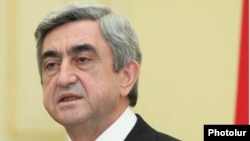 Armenian President Serzh Sarkisian (file photo)