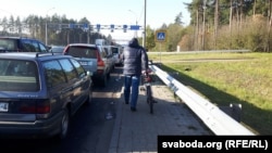 На памежным пераходзе «Брузгі». Ілюстрацыйнае фота.