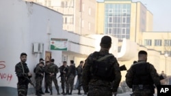 Polițişti ceceni la Groznîi