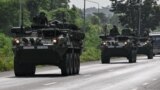 Колонна бронетехники Королевской армии Таиланда движется к границе с Камбоджей. 24 июля 2025 года