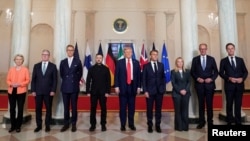 Зустріч керівників США, України та європейських лідерів у Білому домі. 18 серпня 2025 року