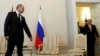 Vladimir Putin și Tayyip Erdogan la St. Petersburg