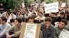 تظاهرات دانشجویان در تهران در سال ۱۹۹۹. (عکس: Afp)
