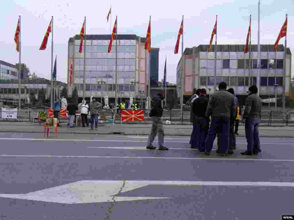 Протести на професионалните војници - Протести на професионалните војници