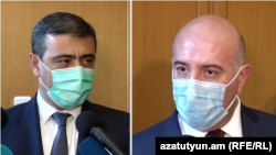 Ազգային անվտանգության տնօրեն Էդուարդ Մարտիրոսյան և Ոստիկանապետ Արմար Սարգսյան