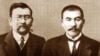 Лидеры партии «Алаш» Ахмет Байтурсынулы (слева), Алихан Букейхан (в центре) и Миржакып Дулатов (справа).