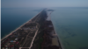 Арабатська Стрілка, знято з дрона, архівне фото