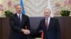 Russia - Russian President Vladimir Putin and his Azerbaijani counterpart Ilham Aliyev meet in Sochi, November 26, 2021 
