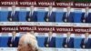 Chișinău: campania electorală pentru alegerile prezidențiale, octombrie 2020.
