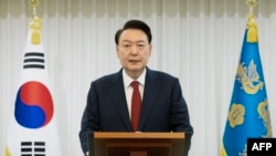 Južnokorejski predsjednik Yoon Suk Yeol, koji je suspendovan sa funkcije nakon što je proglasio vanredno stanje početkom decembra, 14. decembra 2024.