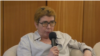 Ara Șeptilici la lansarea volumului „Arazia”, Librăria Humanitas, București, 14 februarie 2020.