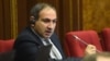 Armenia - Opposition lawmaker Nikol Pashinian speaks in the parliament, Yerevan, 1Dec2014.