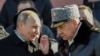 Президент Росії Володимир Путін і міністр оборони Росії Сергій Шойгу 
