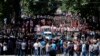 Supporters Of 'Family Holiness' March In Tbilisi On Day Against Homophobia