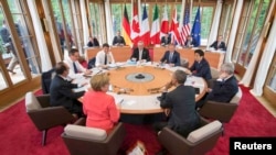 La reuniunea în curs de la Elmau în Germania