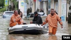 Photo Gallery: Floodwaters Inundate The Crimean ​City Of Kerch (click image to open)