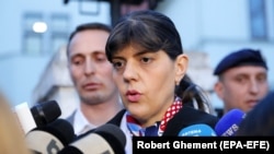 Laura Codruța Kovesi, fosta șefă DNA, candidată la funcția de procuror șef european, București, martie 2019 