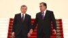 Эмомали Рахмон и Шавкат Мирзияев, Душанбе, 9 марта 2018 года