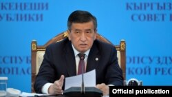 Президент Кыргызстана Сооронбай Жээнбеков