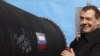 Dmitri Medvedev la lansarea construcţiei gazoductului Nord Stream, 09 aprilie 2010