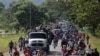 Refugiați din Honduras în caravana care se îndreaptă spre Statele Unite